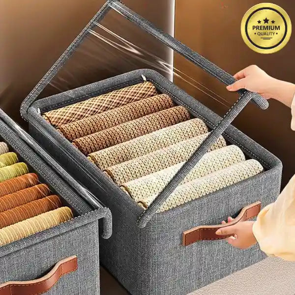منظم الملابس القماشي العصري - لترتيب الخزانة والبيوت