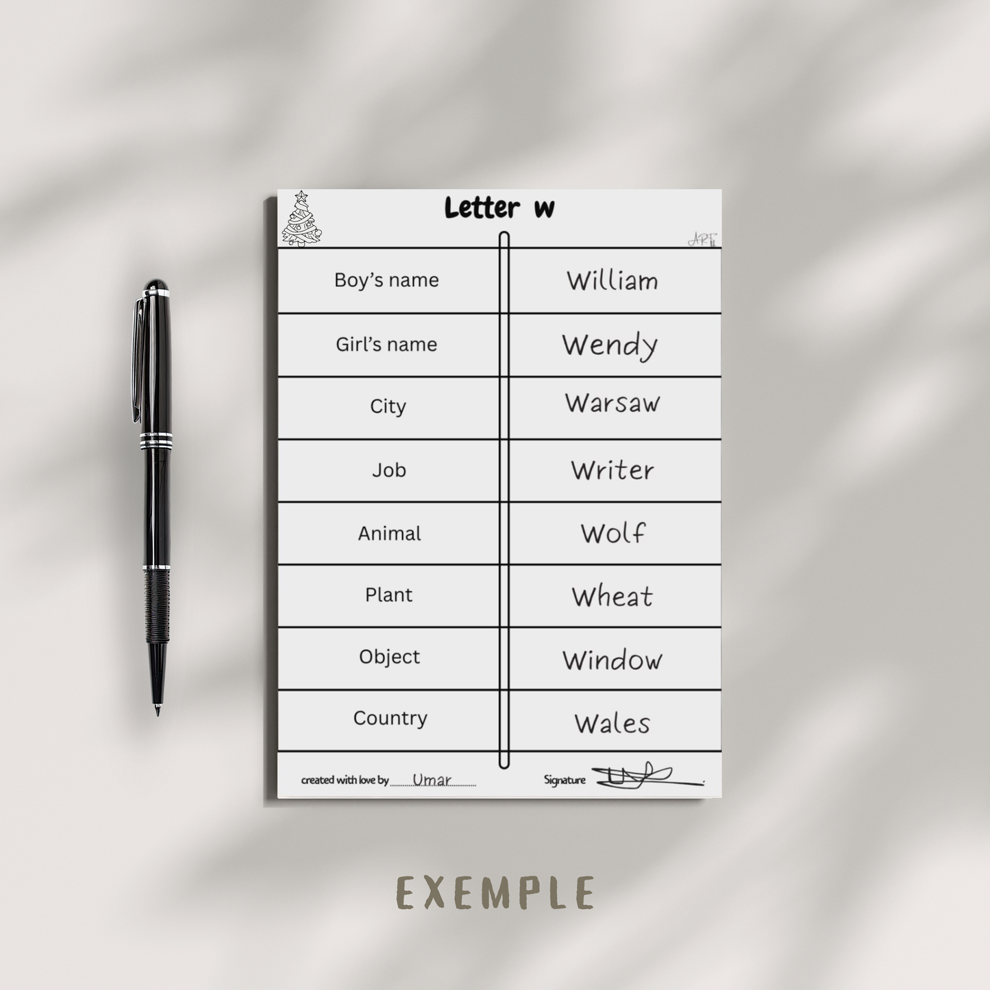 Ultimate A-Z Scattergories Game-MiniCraftHouse